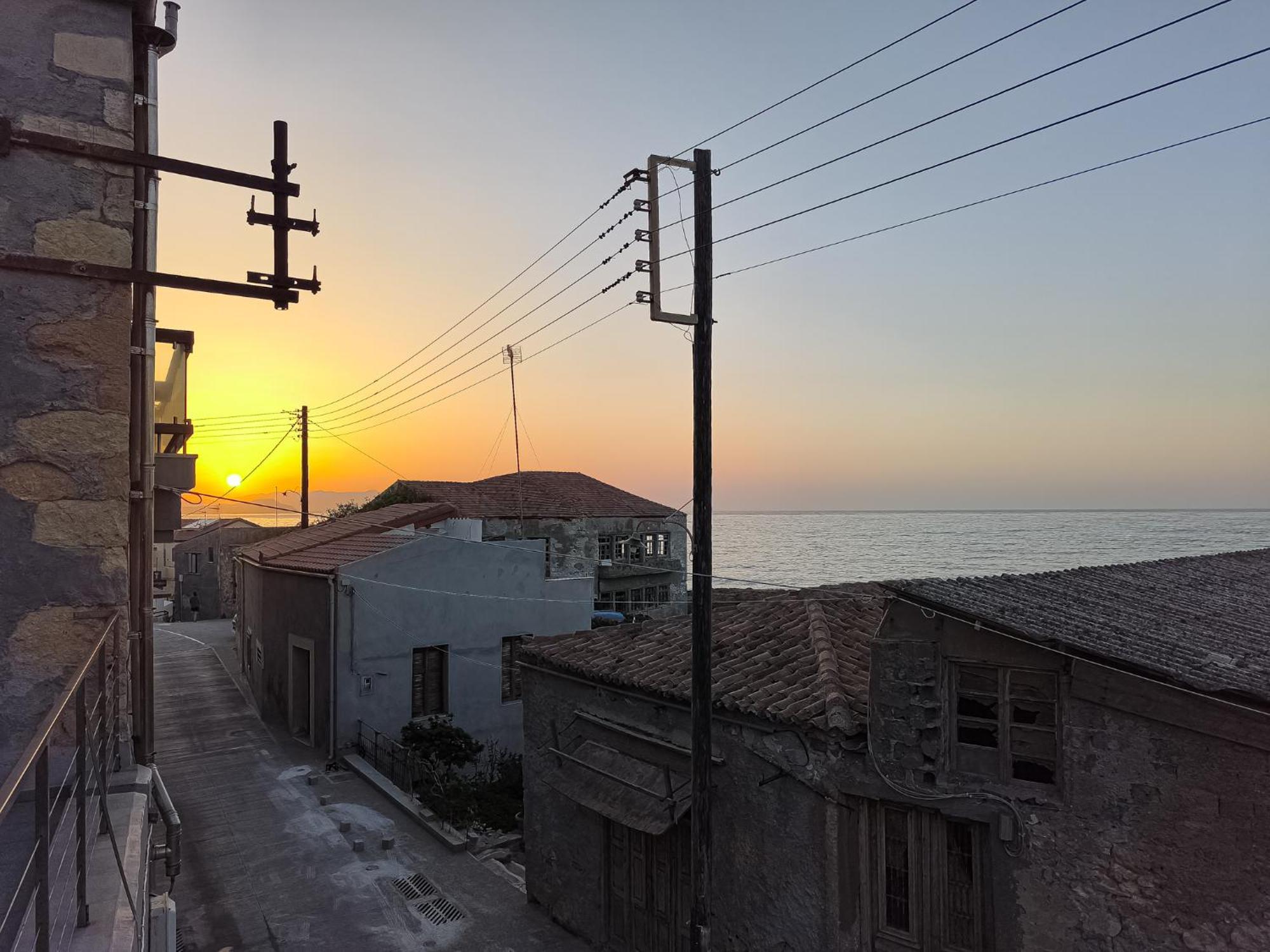 Charming Old Tannery House With Spacious Veranda And Stunning Sea View! Chania  Bagian luar foto