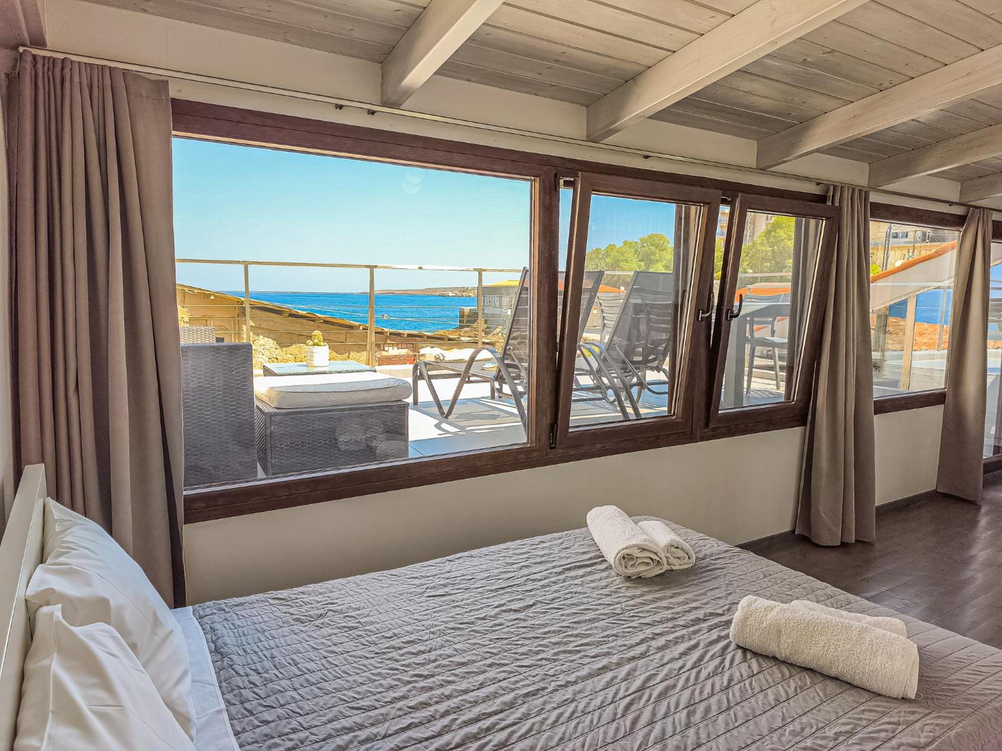 Charming Old Tannery House With Spacious Veranda And Stunning Sea View! Chania  Bagian luar foto