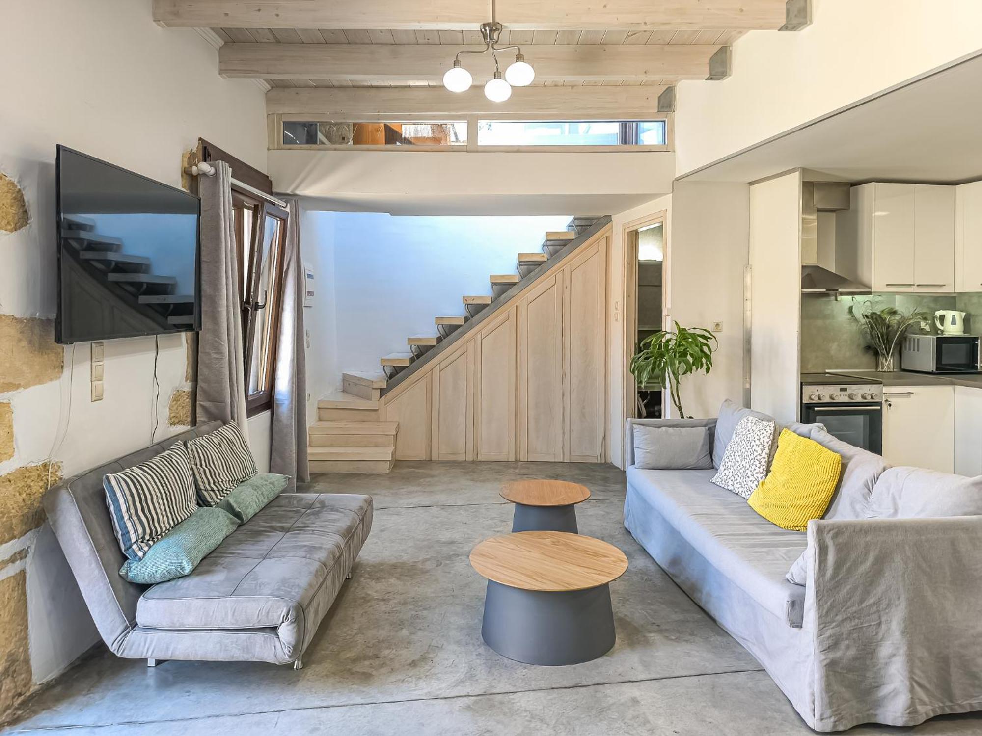 Charming Old Tannery House With Spacious Veranda And Stunning Sea View! Chania  Bagian luar foto