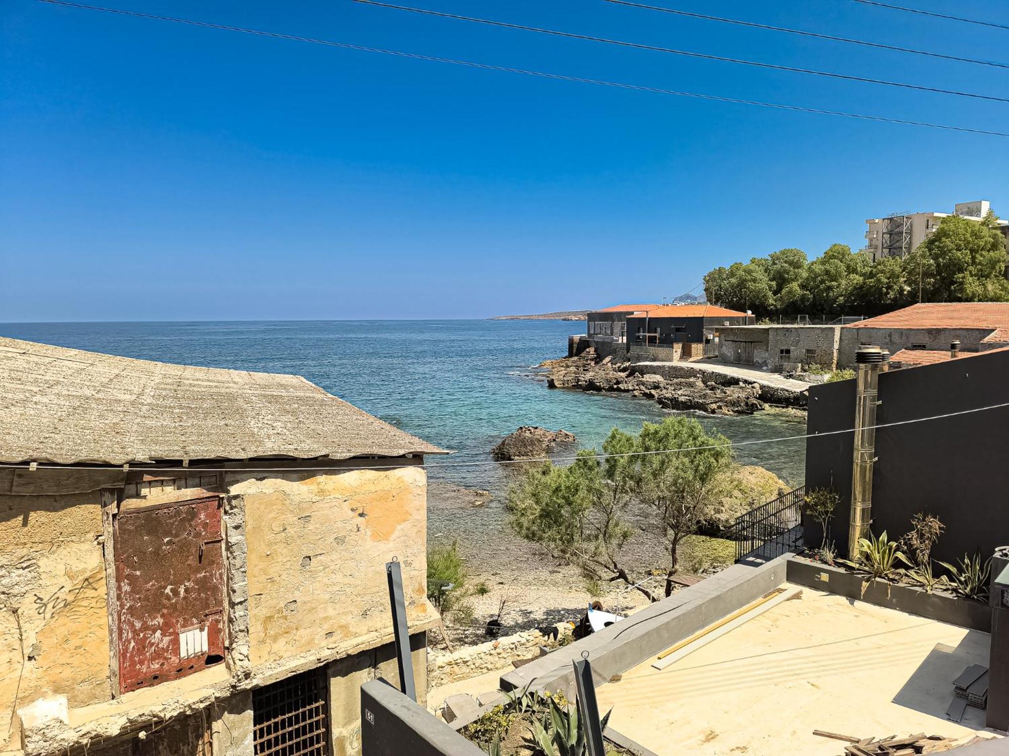 Charming Old Tannery House With Spacious Veranda And Stunning Sea View! Chania  Bagian luar foto