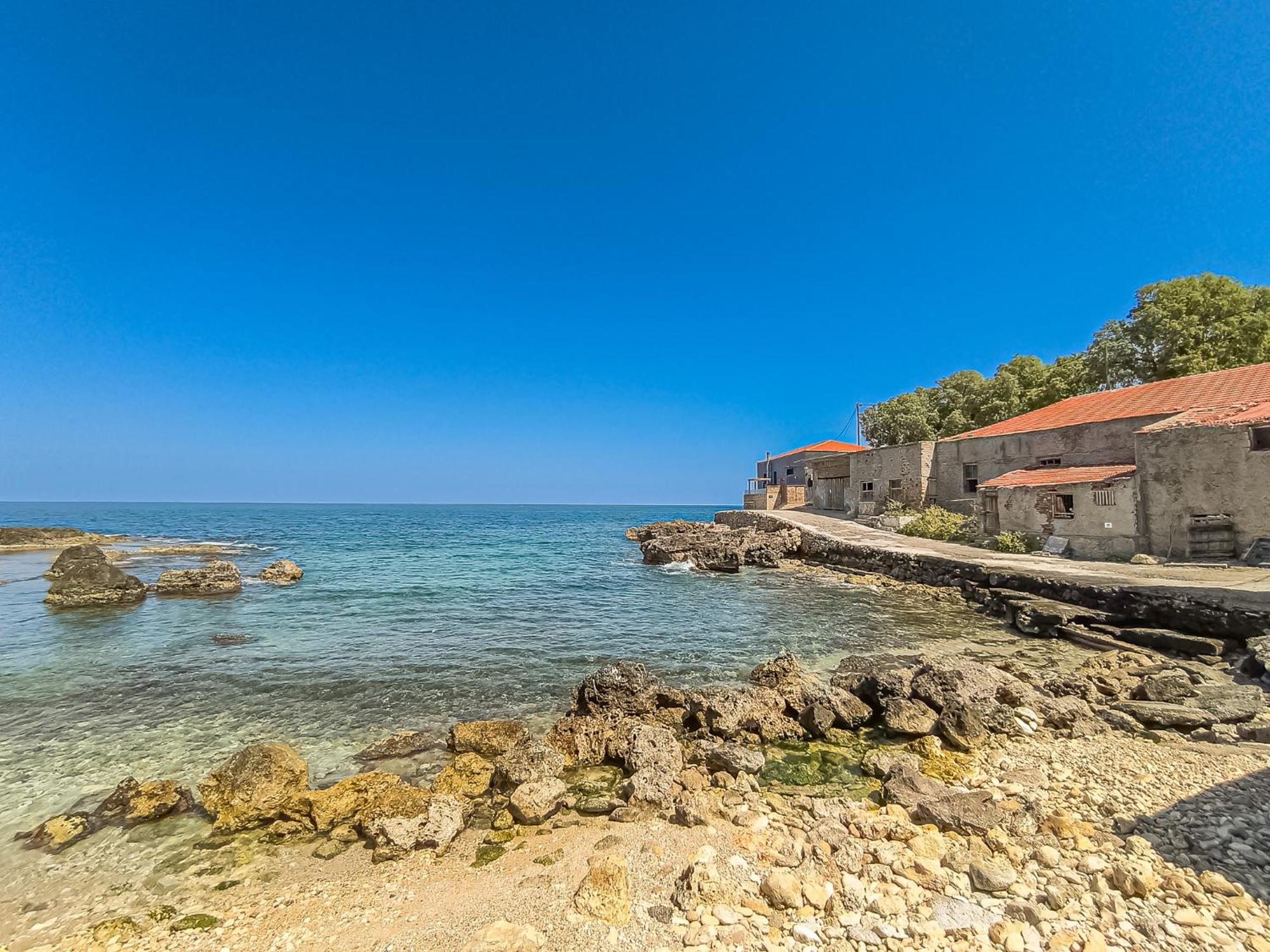 Charming Old Tannery House With Spacious Veranda And Stunning Sea View! Chania  Bagian luar foto