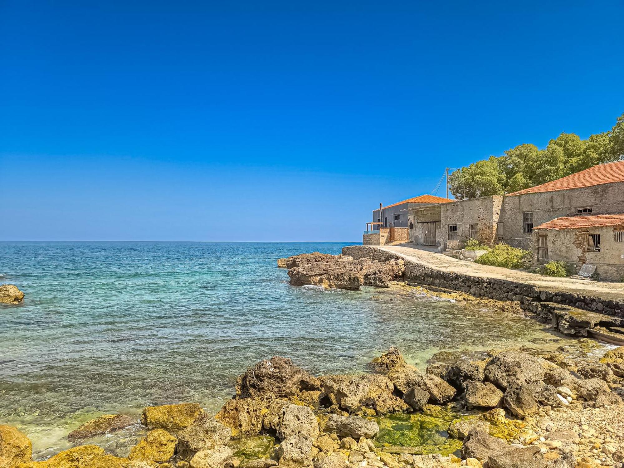 Charming Old Tannery House With Spacious Veranda And Stunning Sea View! Chania  Bagian luar foto